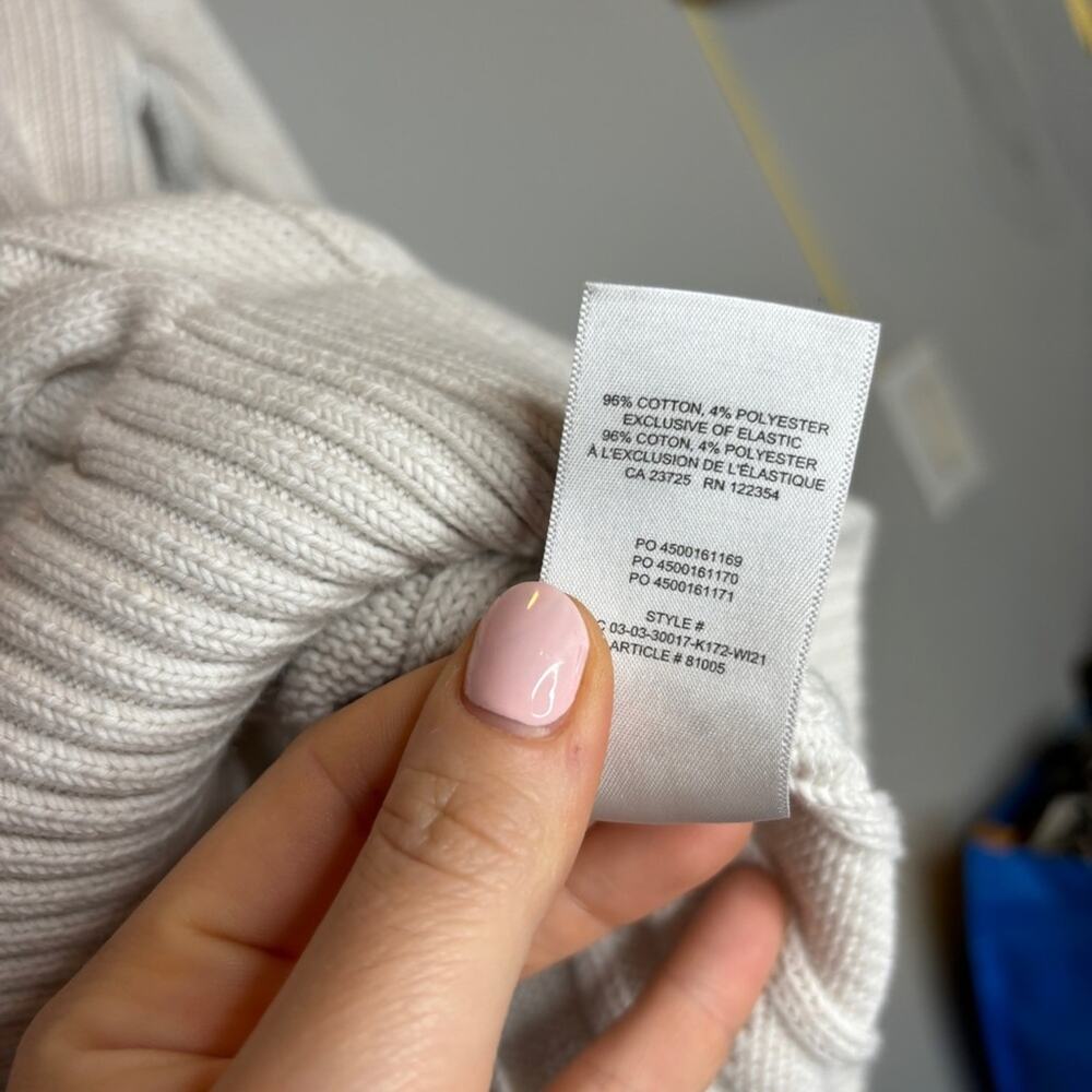 Aritzia TNA Clay Sweater Ribbed Knit - Picture 7 of 10